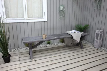 Istuinpenkki Scottsdale 180 cm Shabby Chic - Puutarhakalusteet - Ulkosohva & puutarhapenkki - Puutarhapenkki & ulkopenkki
