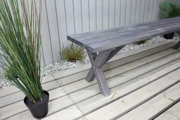 Istuinpenkki Scottsdale 180 cm Shabby Chic - Puutarhakalusteet - Ulkosohva & puutarhapenkki - Puutarhapenkki & ulkopenkki