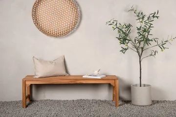 Penkki Kenya 150 cm - Ruskea - Puutarhakalusteet - Ulkosohva & puutarhapenkki - Puutarhapenkki & ulkopenkki