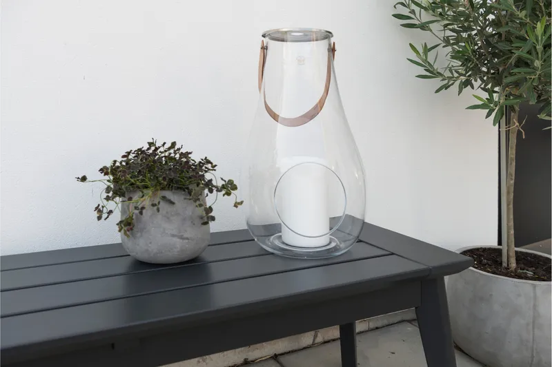 Penkki Stoltö Musta - Hillerstorp - Puutarhakalusteet - Ulkosohva & puutarhapenkki - Puutarhapenkki & ulkopenkki