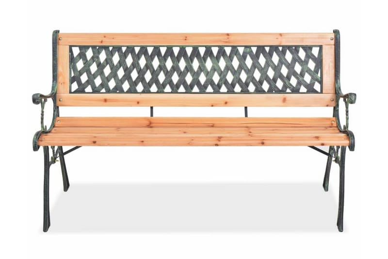 Puutarhapenkki 122 cm puu - Ruskea - Puutarhakalusteet - Ulkosohva & puutarhapenkki - Puutarhapenkki & ulkopenkki