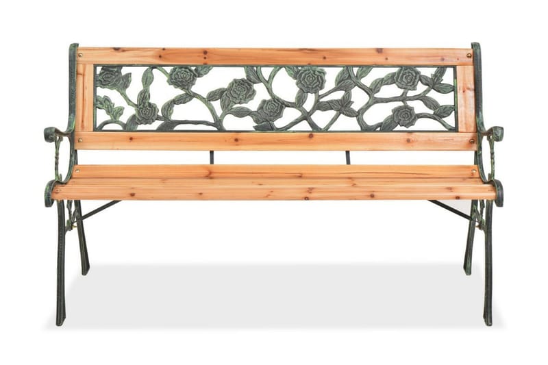 Puutarhapenkki 122 cm puu - Ruskea - Puutarhakalusteet - Ulkosohva & puutarhapenkki - Puutarhapenkki & ulkopenkki