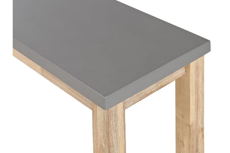 Puutarhapenkki 160 cm Harmaa OSTUNI - Harmaa - Puutarhakalusteet - Ulkosohva & puutarhapenkki - Puutarhapenkki & ulkopenkki