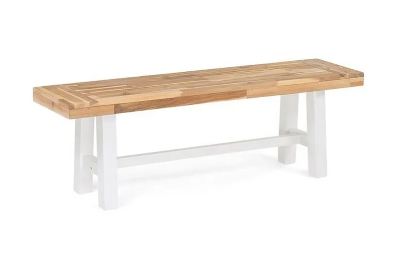 Puutarhapenkki Scania 140 cm, Puu/Luonnonväri