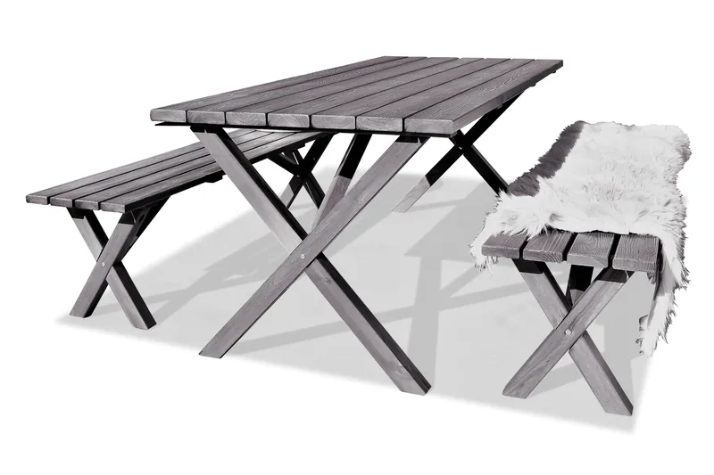 Scottsdale Ruokailuryhmä 190 + 6 Kungshamn tuolia Shabby, KWA