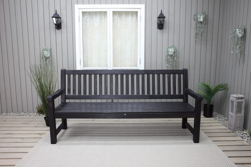 Sohva Rimforsa - Kahvimusta - Puutarhakalusteet - Ulkosohva & puutarhapenkki - Puutarhapenkki & ulkopenkki