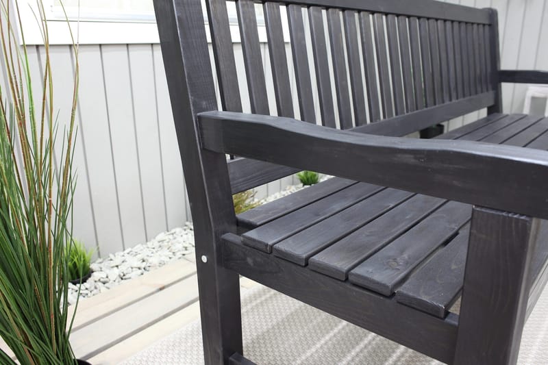 Sohva Rimforsa - Kahvimusta - Puutarhakalusteet - Ulkosohva & puutarhapenkki - Puutarhapenkki & ulkopenkki