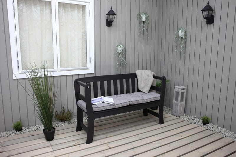 Sohva Rosenberg - Kahvimusta - Puutarhakalusteet - Ulkosohva & puutarhapenkki - Puutarhapenkki & ulkopenkki