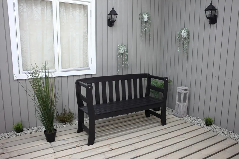 Sohva Rosenberg - Kahvimusta - Puutarhakalusteet - Ulkosohva & puutarhapenkki - Puutarhapenkki & ulkopenkki