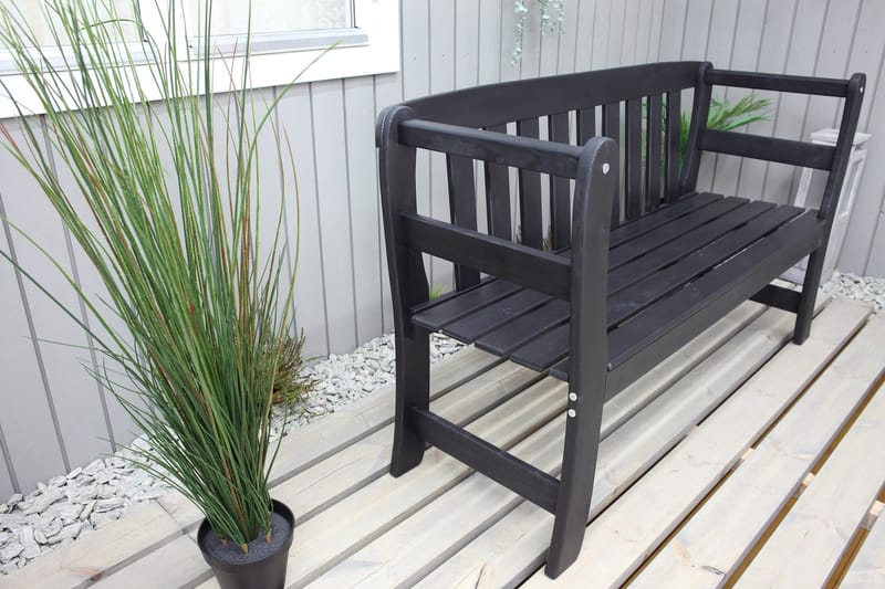 Sohva Rosenberg - Kahvimusta - Puutarhakalusteet - Ulkosohva & puutarhapenkki - Puutarhapenkki & ulkopenkki