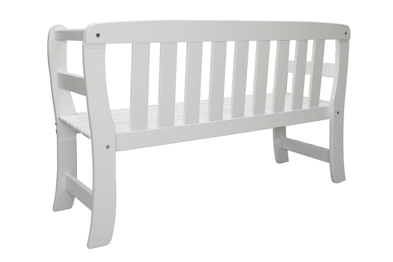 Sohva Rosenberg - Valkoinen - Puutarhakalusteet - Ulkosohva & puutarhapenkki - Puutarhapenkki & ulkopenkki
