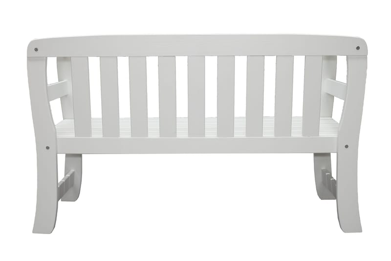 Sohva Rosenberg - Valkoinen - Puutarhakalusteet - Ulkosohva & puutarhapenkki - Puutarhapenkki & ulkopenkki