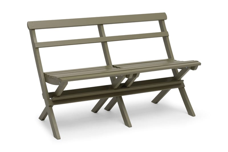 Ulkopenkki Hillerstorp Torpet - Mänty/Vihreä - Puutarhakalusteet - Ulkosohva & puutarhapenkki - Puutarhapenkki & ulkopenkki