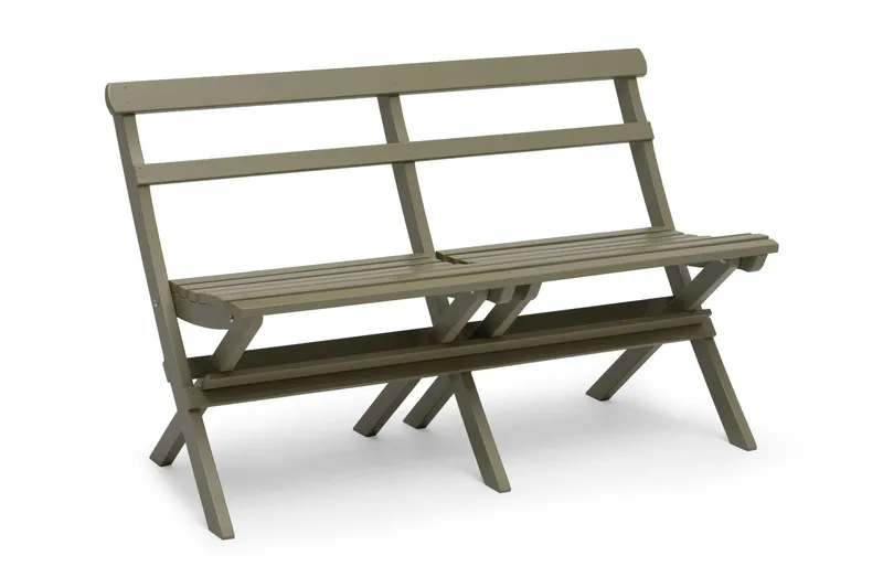 Ulkopenkki Hillerstorp Torpet - Mänty/Vihreä - Puutarhakalusteet - Ulkosohva & puutarhapenkki - Puutarhapenkki & ulkopenkki