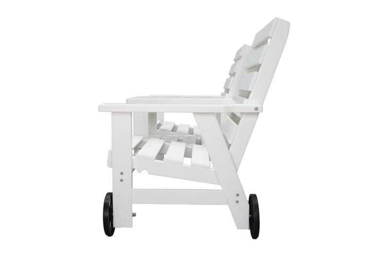 Ulkopenkki KIngdom 177 cm - Valkoinen - Puutarhakalusteet - Ulkosohva & puutarhapenkki - Puutarhapenkki & ulkopenkki