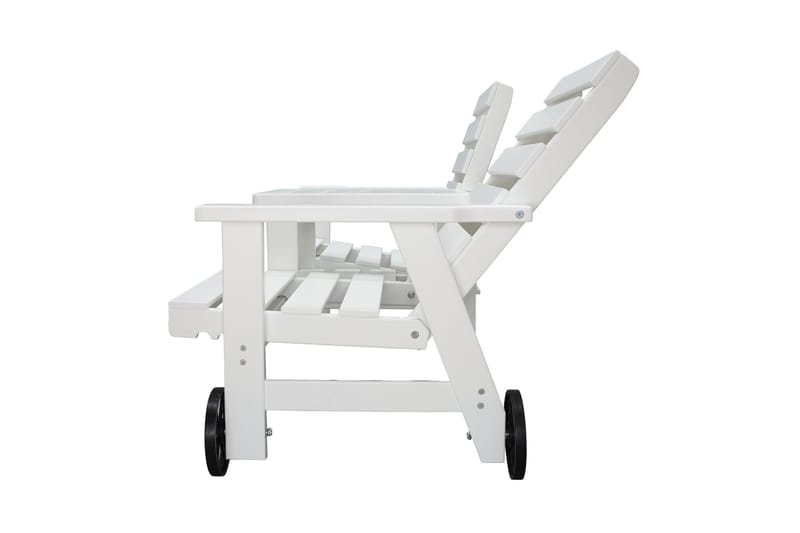 Ulkopenkki KIngdom 177 cm - Valkoinen - Puutarhakalusteet - Ulkosohva & puutarhapenkki - Puutarhapenkki & ulkopenkki