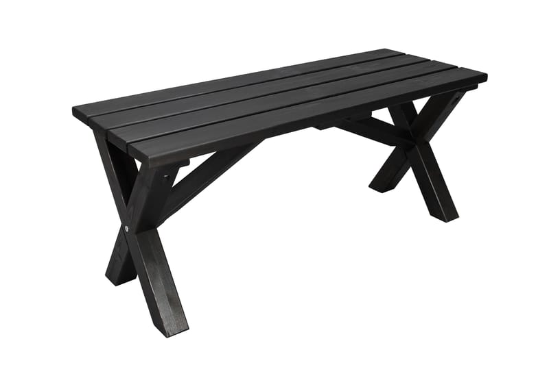 Ulkopenkki Lietinna 100 cm - Musta - Puutarhakalusteet - Ulkosohva & puutarhapenkki - Puutarhapenkki & ulkopenkki
