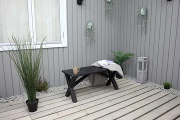 Ulkopenkki Lietinna 100 cm - Musta - Puutarhakalusteet - Ulkosohva & puutarhapenkki - Puutarhapenkki & ulkopenkki