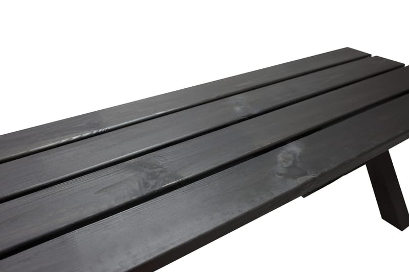 Ulkopenkki Lietinna 140 cm - Musta - Puutarhakalusteet - Ulkosohva & puutarhapenkki - Puutarhapenkki & ulkopenkki