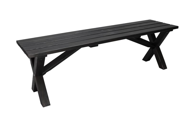 Ulkopenkki Lietinna 140 cm, Musta