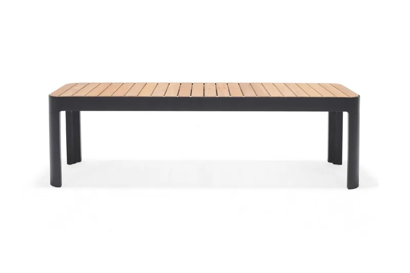 Ulkopenkki Portals 143 cm, Musta/Puu