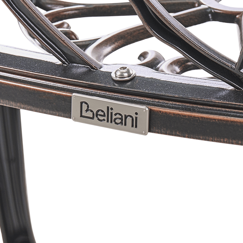 Puutarhapenkki Piura 88 cm Alumiini - Ruskea - Puutarhakalusteet - Ulkosohva & puutarhapenkki - Puutarhapenkki & ulkopenkki