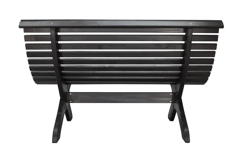 Penkki Norvald - Kahvimusta - Puutarhakalusteet - Ulkosohva & puutarhapenkki - Puutarhasohva