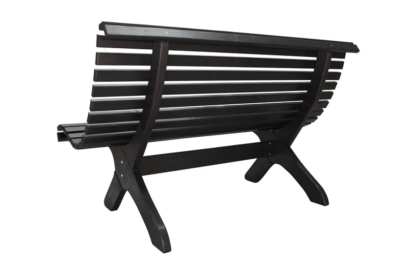 Penkki Norvald - Kahvimusta - Puutarhakalusteet - Ulkosohva & puutarhapenkki - Puutarhasohva