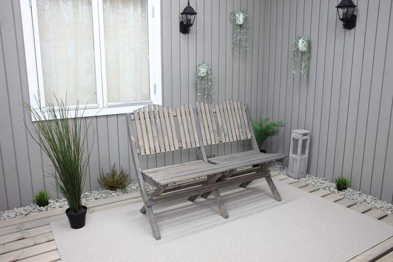 Sohva Delpino - Harmaa - Puutarhakalusteet - Ulkosohva & puutarhapenkki - Puutarhasohva