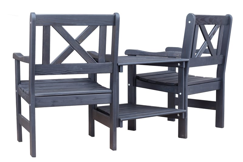 Ulkonojatuoli Olivo - Musta - Puutarhakalusteet - Ulkosohva & puutarhapenkki - Puutarhasohva