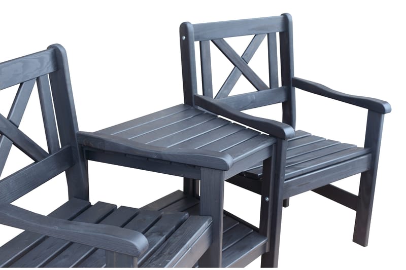 Ulkonojatuoli Olivo - Musta - Puutarhakalusteet - Ulkosohva & puutarhapenkki - Puutarhasohva