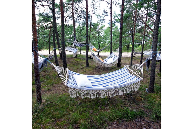 Riippukeinu Romance Siniraidallinen - Puutarhakalusteet - Ulkosohva & puutarhapenkki - Riippumatto