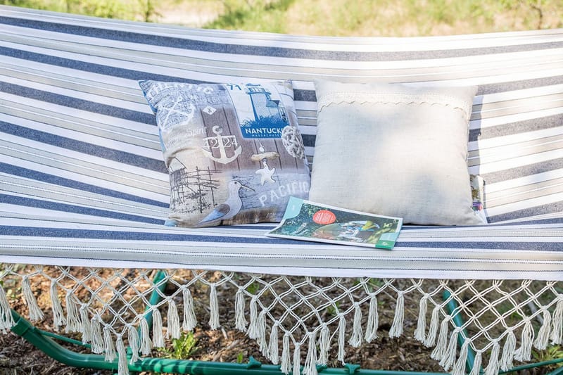 Riippukeinu Romance Siniraidallinen - Puutarhakalusteet - Ulkosohva & puutarhapenkki - Riippumatto