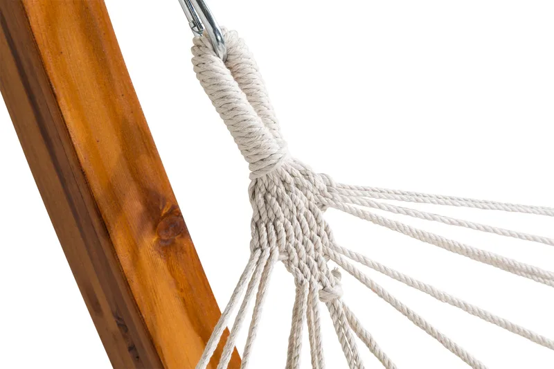 Riippumatto Hedvig telineellä - Beige - Puutarhakalusteet - Ulkosohva & puutarhapenkki - Riippumatto