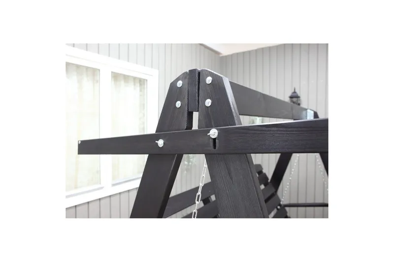 riippumatto Pelle kiitoksella Kahvi - Kahvi musta & musta - Puutarhakalusteet - Ulkosohva & puutarhapenkki - Pihakeinu & puutarhakeinu