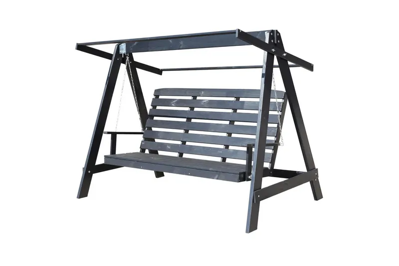 riippumatto Pelle kiitoksella Kahvi - Kahvi musta & musta - Puutarhakalusteet - Ulkosohva & puutarhapenkki - Pihakeinu & puutarhakeinu