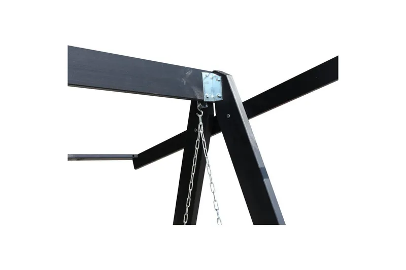 riippumatto Pelle kiitoksella Kahvi - Kahvi musta & musta - Puutarhakalusteet - Ulkosohva & puutarhapenkki - Pihakeinu & puutarhakeinu