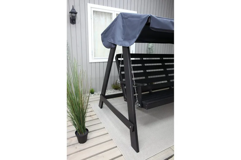 riippumatto Pelle kiitoksella Kahvi - Kahvi musta & musta - Puutarhakalusteet - Ulkosohva & puutarhapenkki - Pihakeinu & puutarhakeinu