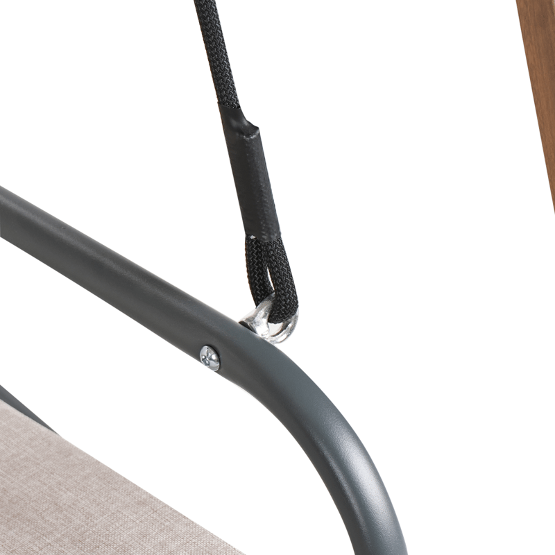 Riipputuoli ulos Bonagia Teräs - Beige/harmaa/ruskea - Puutarhakalusteet - Ulkosohva & puutarhapenkki - Pihakeinu & puutarhakeinu