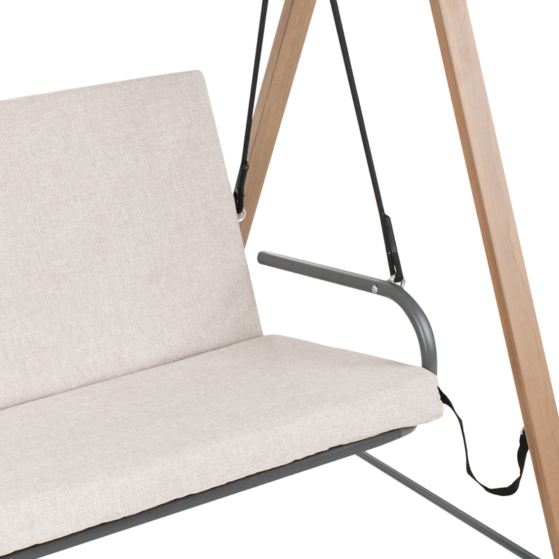 Riipputuoli ulos Bonagia Teräs - Beige/harmaa/ruskea - Puutarhakalusteet - Ulkosohva & puutarhapenkki - Pihakeinu & puutarhakeinu