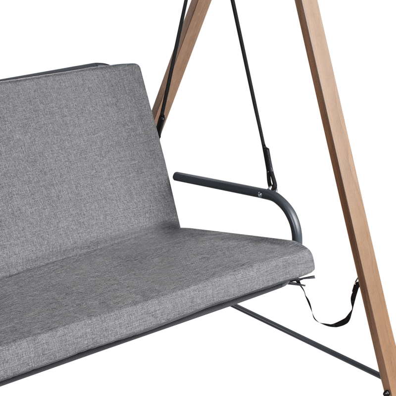 Riipputuoli ulos Bonagia Teräs - Harmaa/ruskea - Puutarhakalusteet - Ulkosohva & puutarhapenkki - Pihakeinu & puutarhakeinu