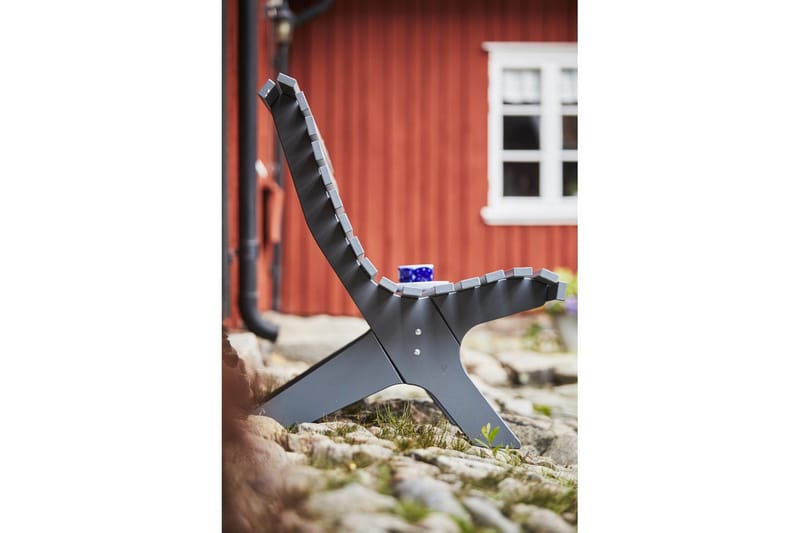 Sohva Hillerstorp Lund Teräsharmaa - Teräsharmaa - Puutarhakalusteet - Ulkosohva & puutarhapenkki - Puutarhasohva