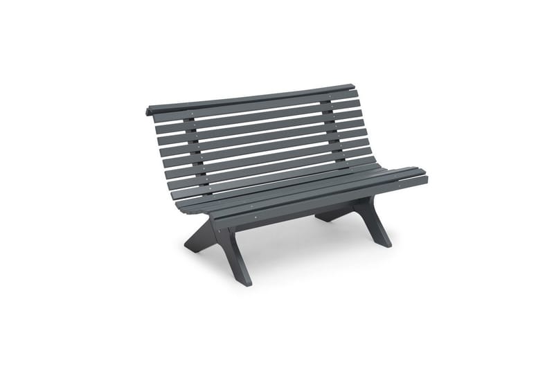 Sohva Hillerstorp Lund Teräsharmaa - Teräsharmaa - Puutarhakalusteet - Ulkosohva & puutarhapenkki - Puutarhasohva