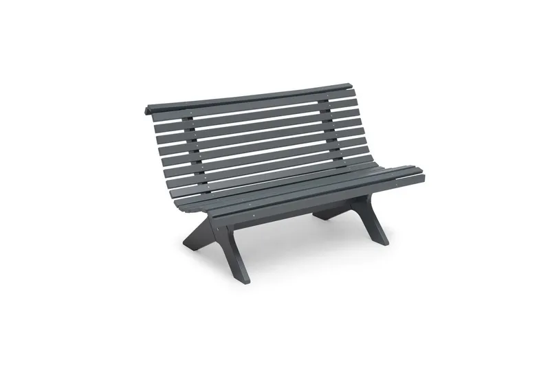 Sohva Hillerstorp Lund Teräsharmaa - Teräsharmaa - Puutarhakalusteet - Ulkosohva & puutarhapenkki - Puutarhasohva