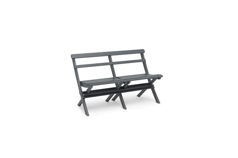 Sohva Hillerstorp Torpet-sohva Teräsharmaa - Teräsharmaa - Puutarhakalusteet - Ulkosohva & puutarhapenkki - Puutarhasohva