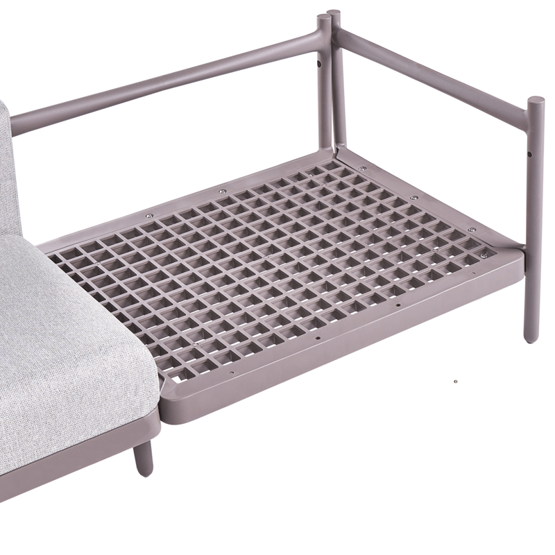 Sohva ulos 2-istuttava Ferretti - Harmaa/Beige - Puutarhakalusteet - Parveke - Parvekekalusteet - Parvekesohva