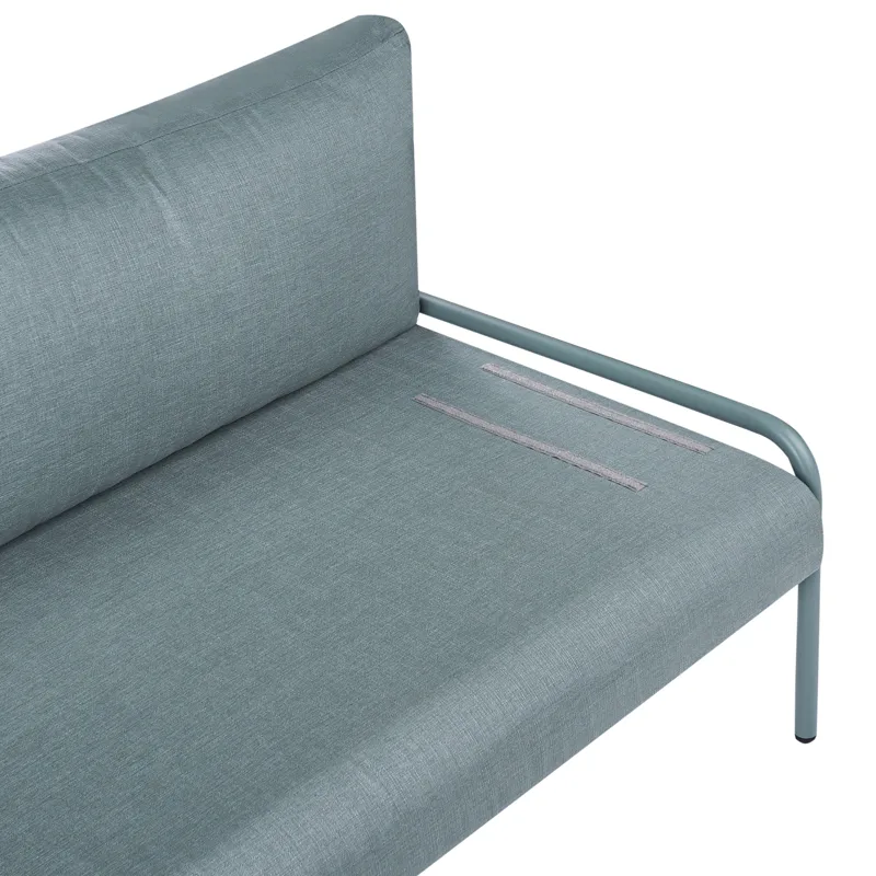 Sohva ulos 2-istuttava Solofra - Vihreä - Puutarhakalusteet - Parveke - Parvekekalusteet - Parvekesohva