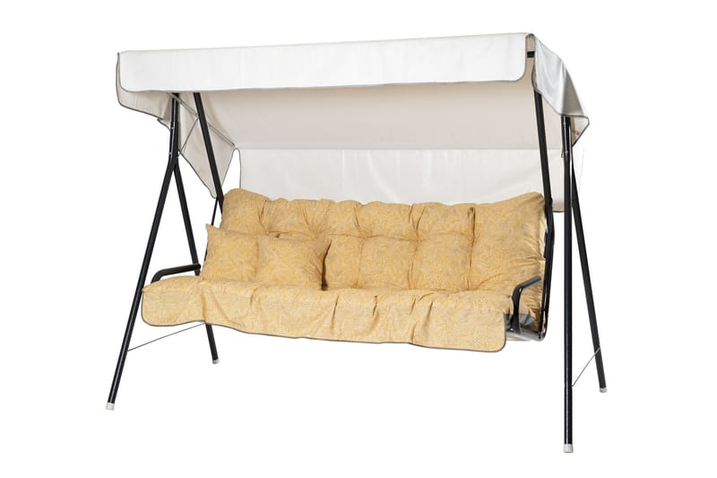 Suvi Täydellinen riippukeinu 200 cm, Harmaa/Keltainen