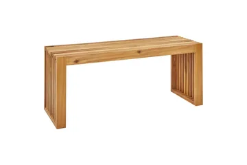 Trädgårdsbänk Beliani Bellano Light wood - Puutarhakalusteet - Ulkosohva & puutarhapenkki - Puutarhapenkki & ulkopenkki