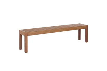 Trädgårdsbänk Beliani Monsano Light wood - Puutarhakalusteet - Ulkosohva & puutarhapenkki - Puutarhapenkki & ulkopenkki